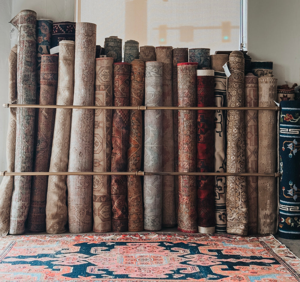 Six Vintage Rugs