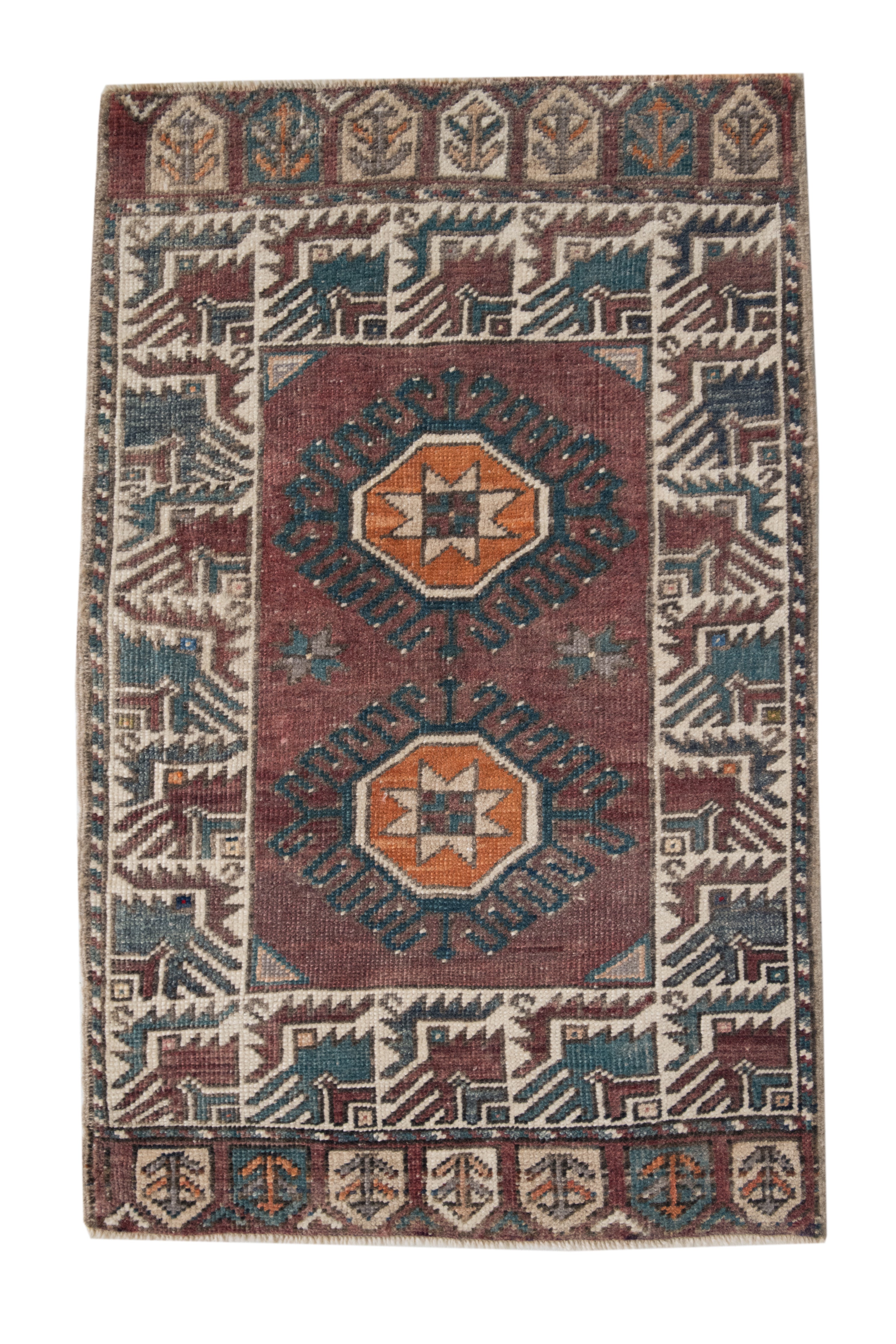 No. 1970 | 1'11 x 2'11 – Six Vintage Rugs
