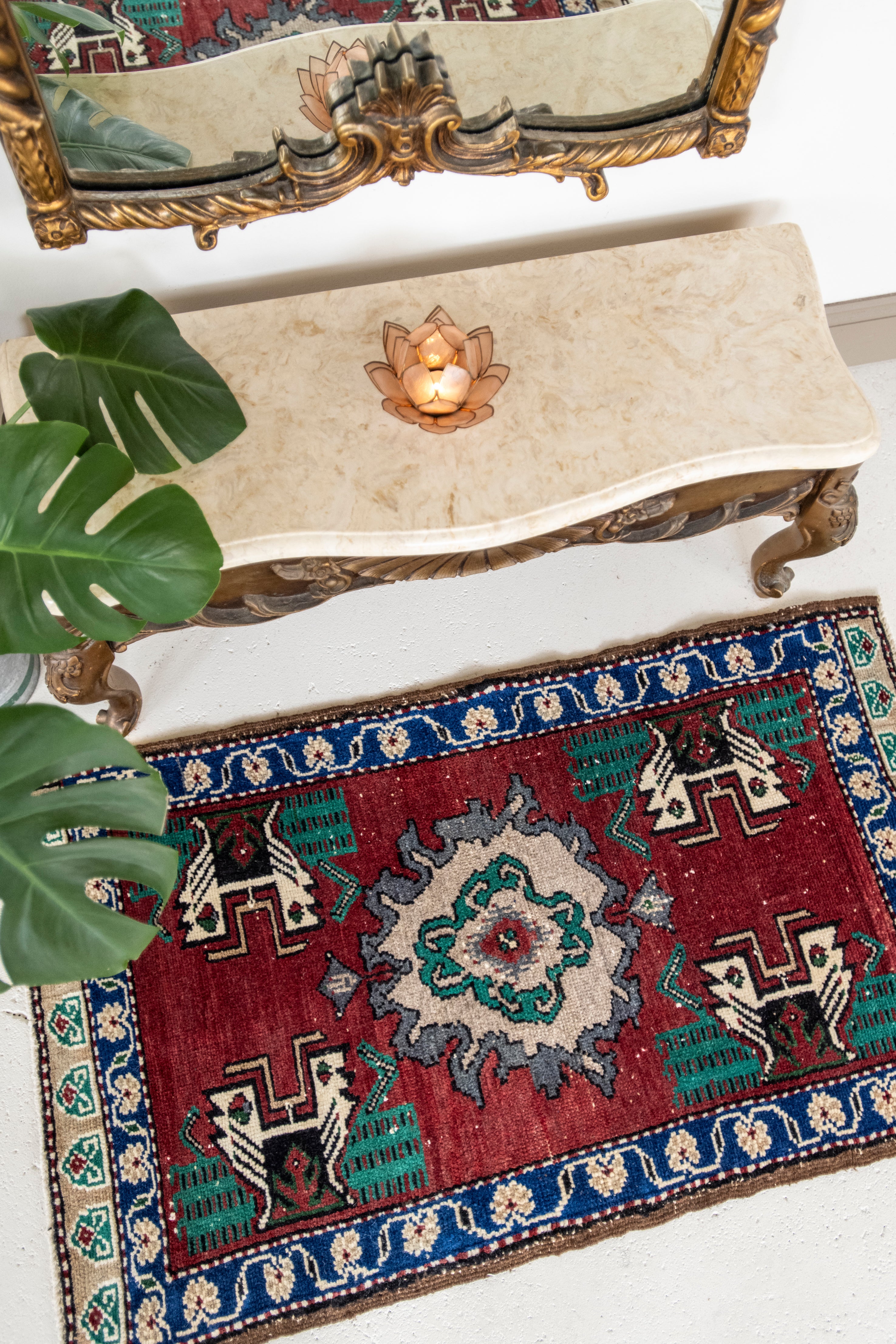 ラグ 51/120 1950's ViNTAGE SMALL RUG Small Rugs – Six Vintage Rugs