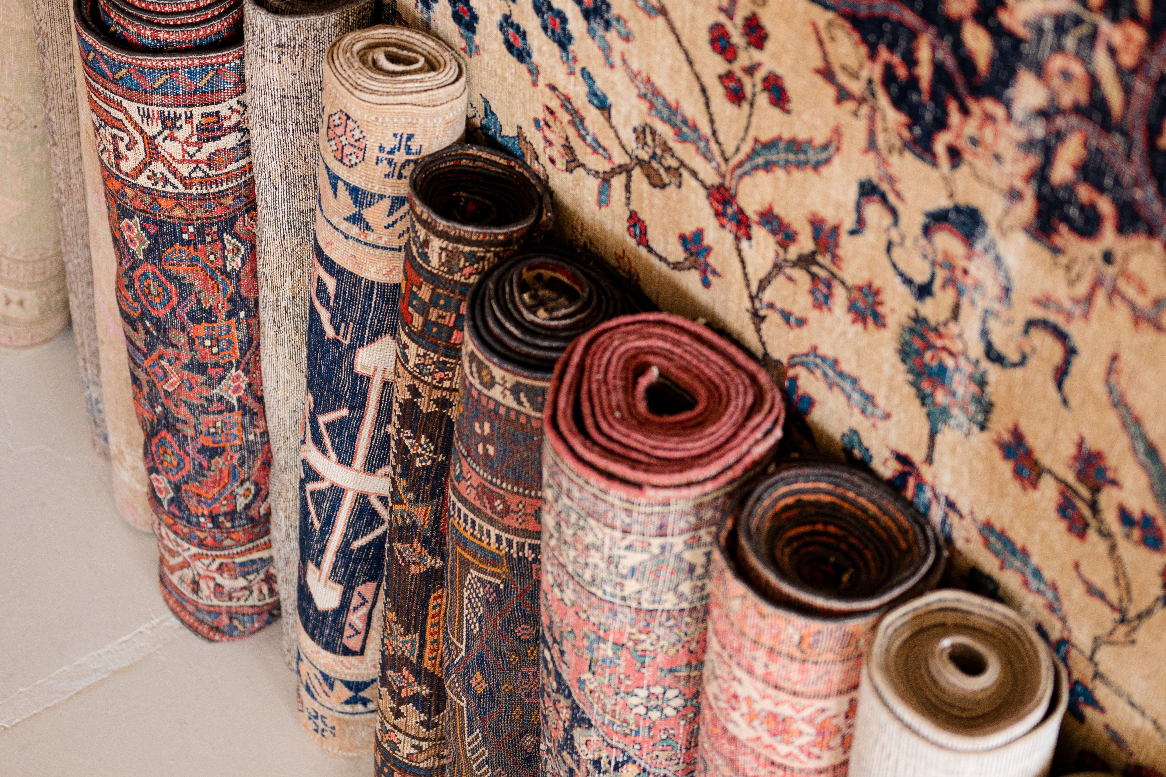 専用　2点セット【60's Vintage rug】188×102cm 専用 2点セット【60's Vintage rug】188×102cm 専用 2点セット【60's