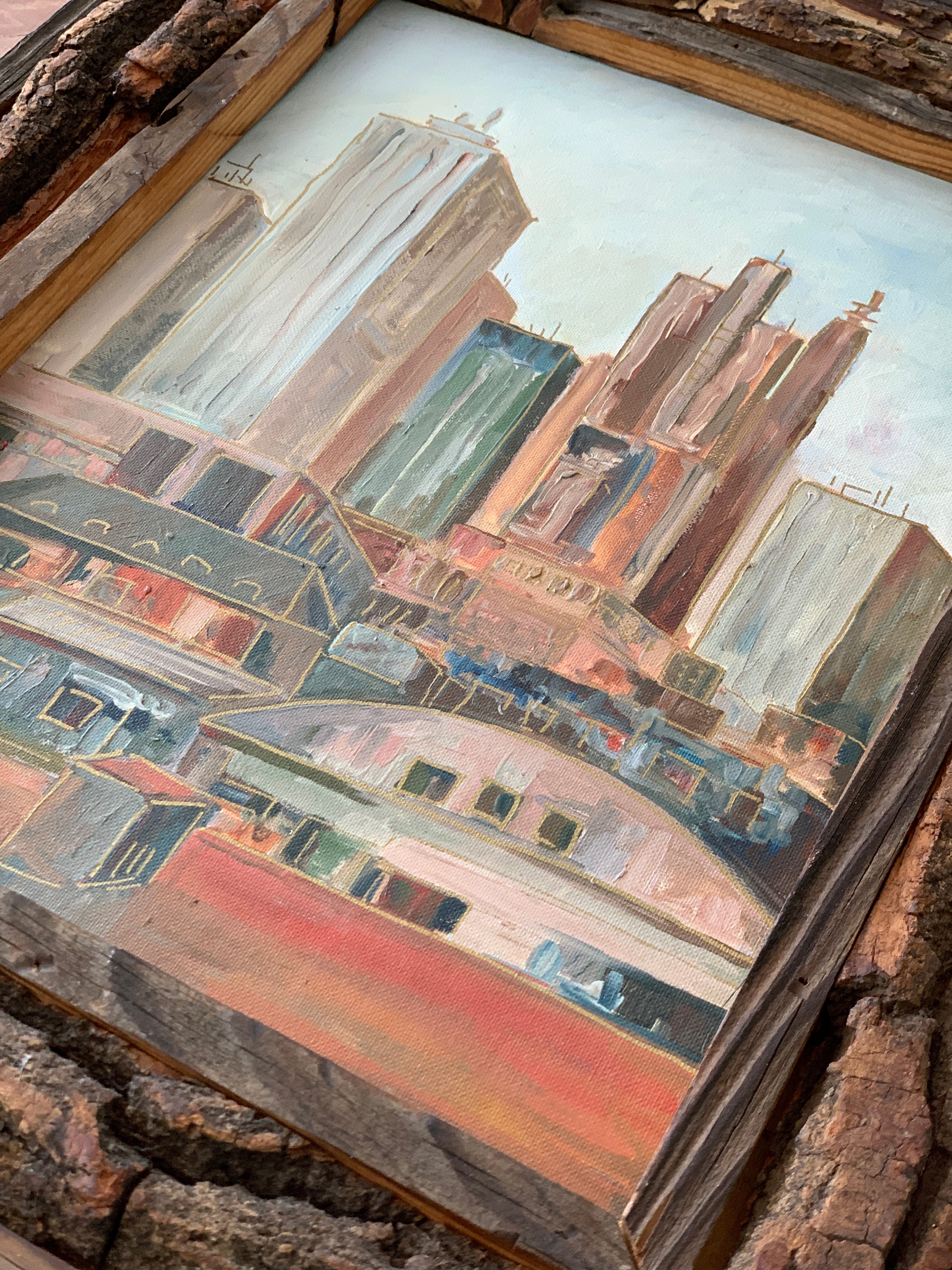 18” x 22” Framed Oil on Canvas