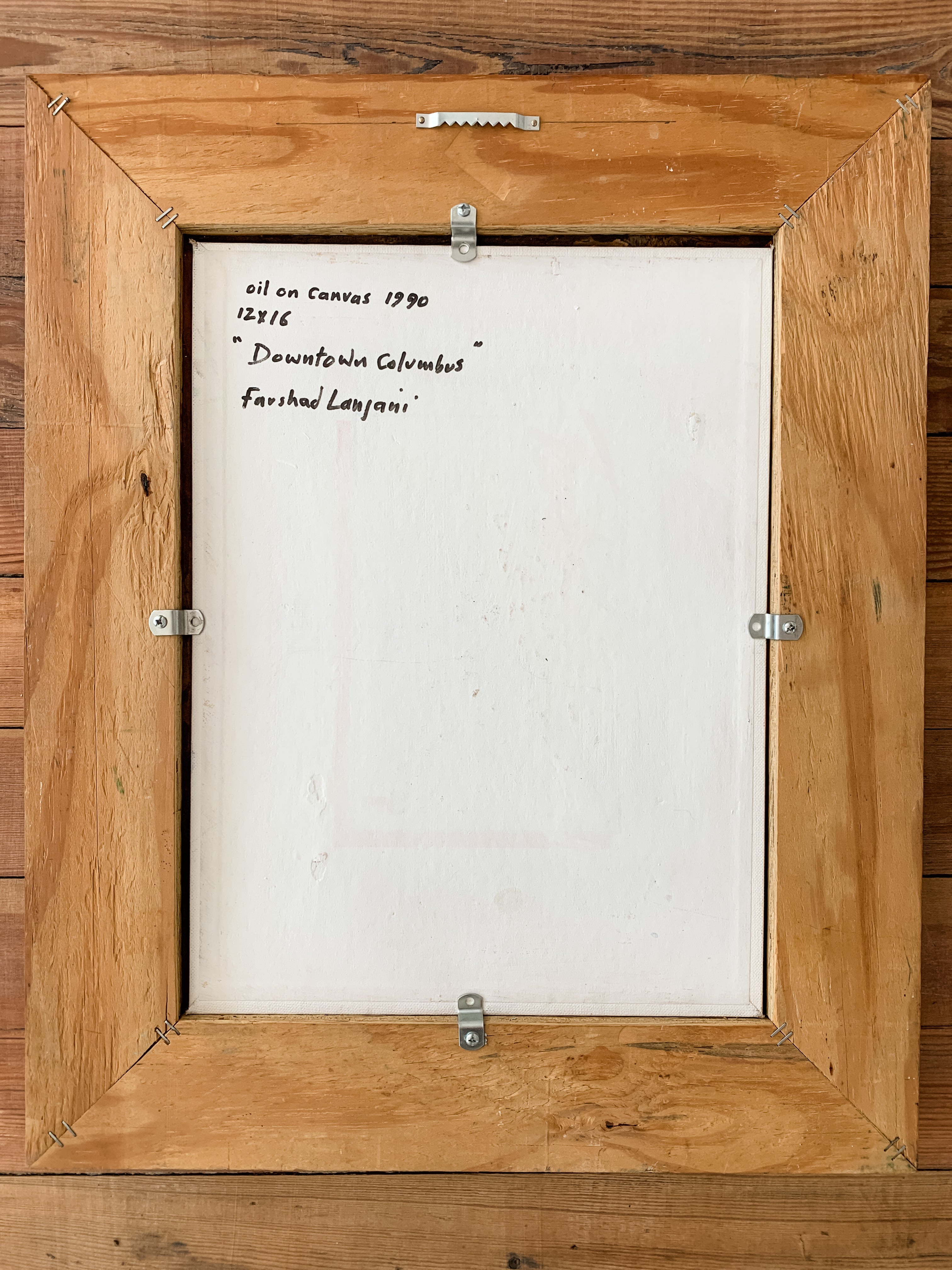 18” x 22” Framed Oil on Canvas