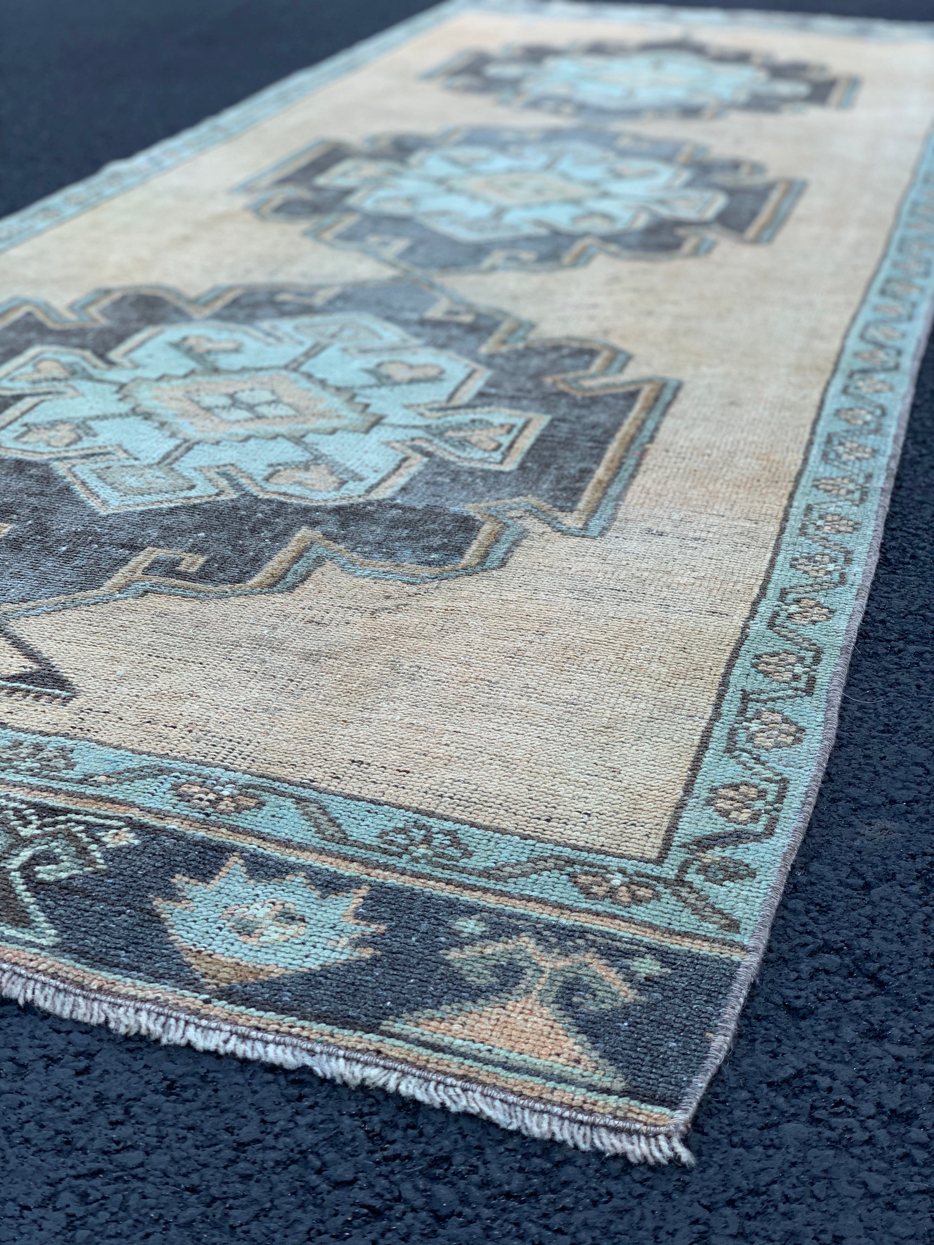 Turquoise 3'4 x 9'11