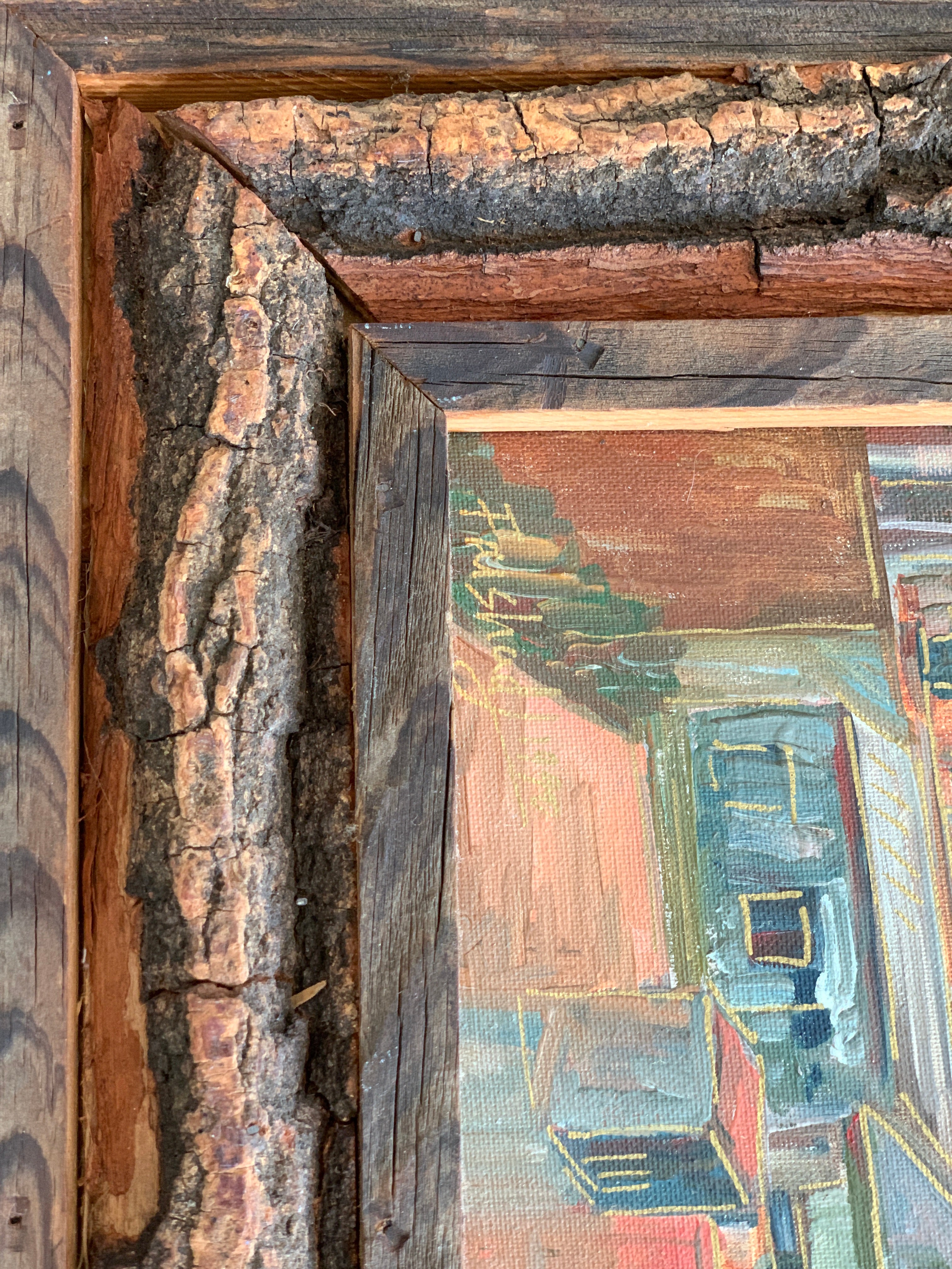 18” x 22” Framed Oil on Canvas