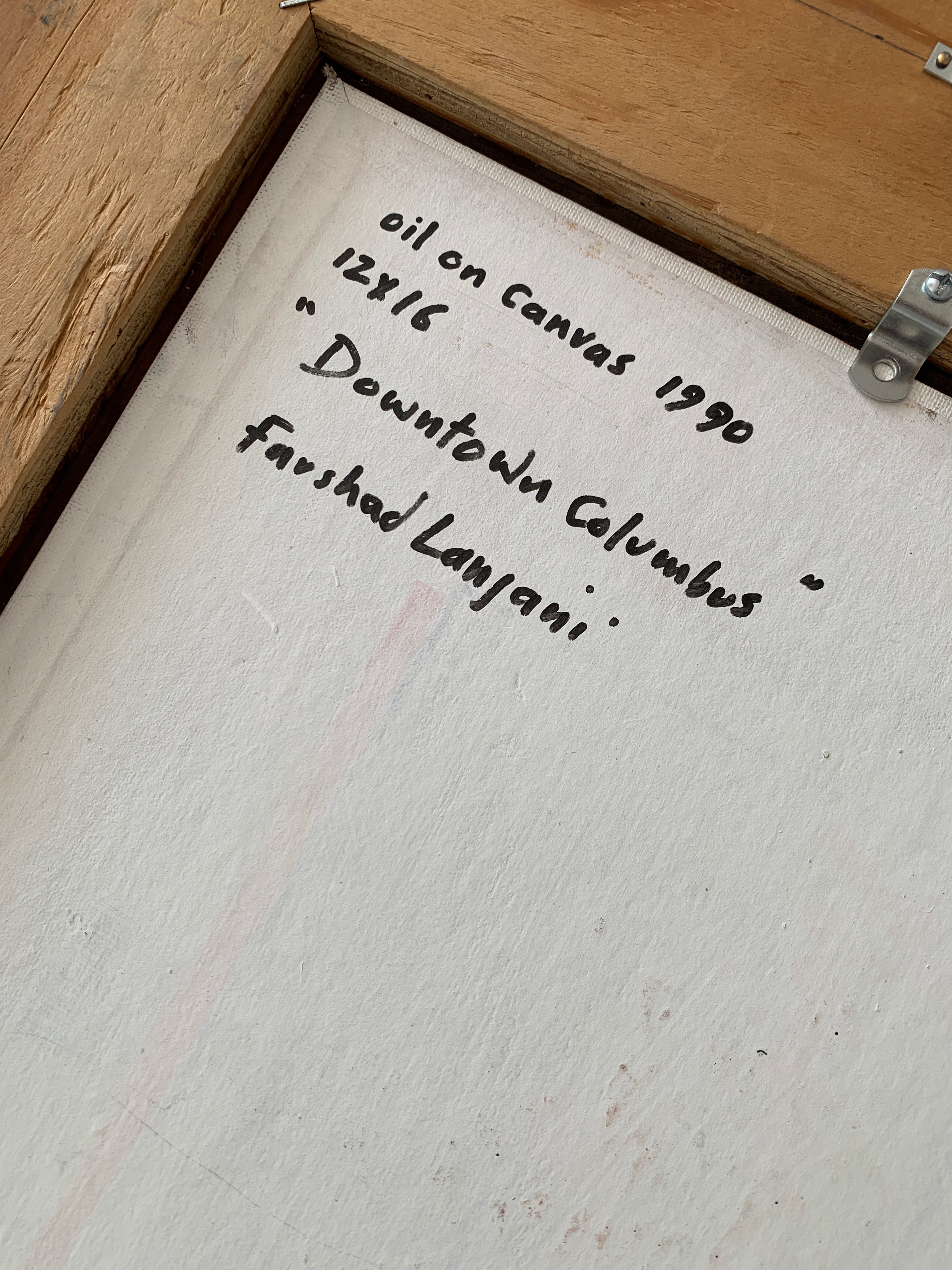 18” x 22” Framed Oil on Canvas