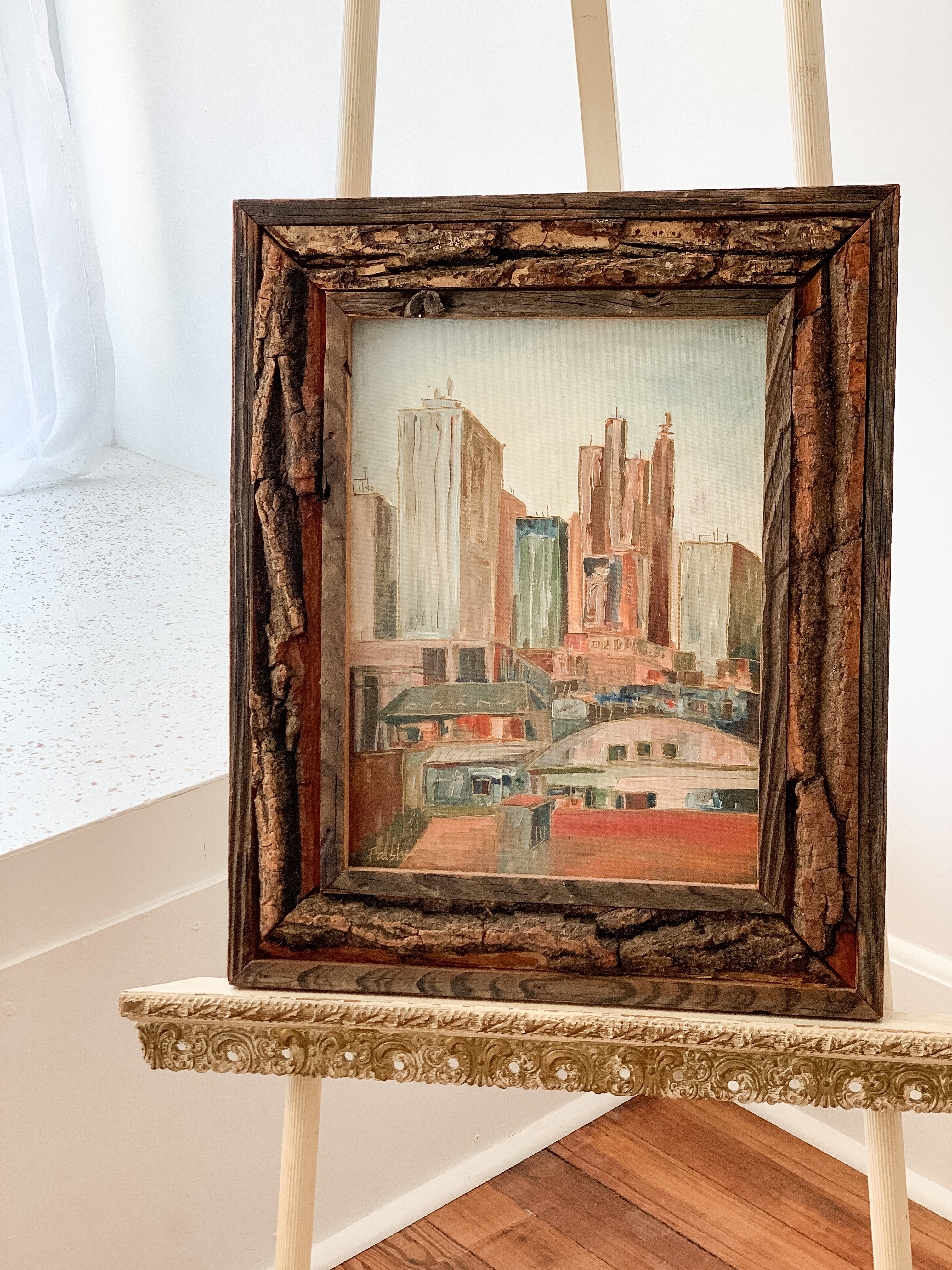 18” x 22” Framed Oil on Canvas